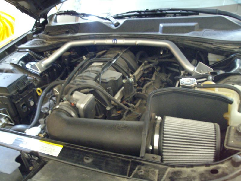 Mopar strut tower brace installed ! ! Dodge Challenger Forum