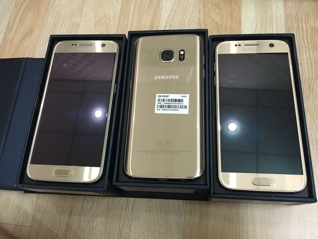 Samsung Galaxy S7 G930F GOLD Titanium new 100% giá tốt nhất