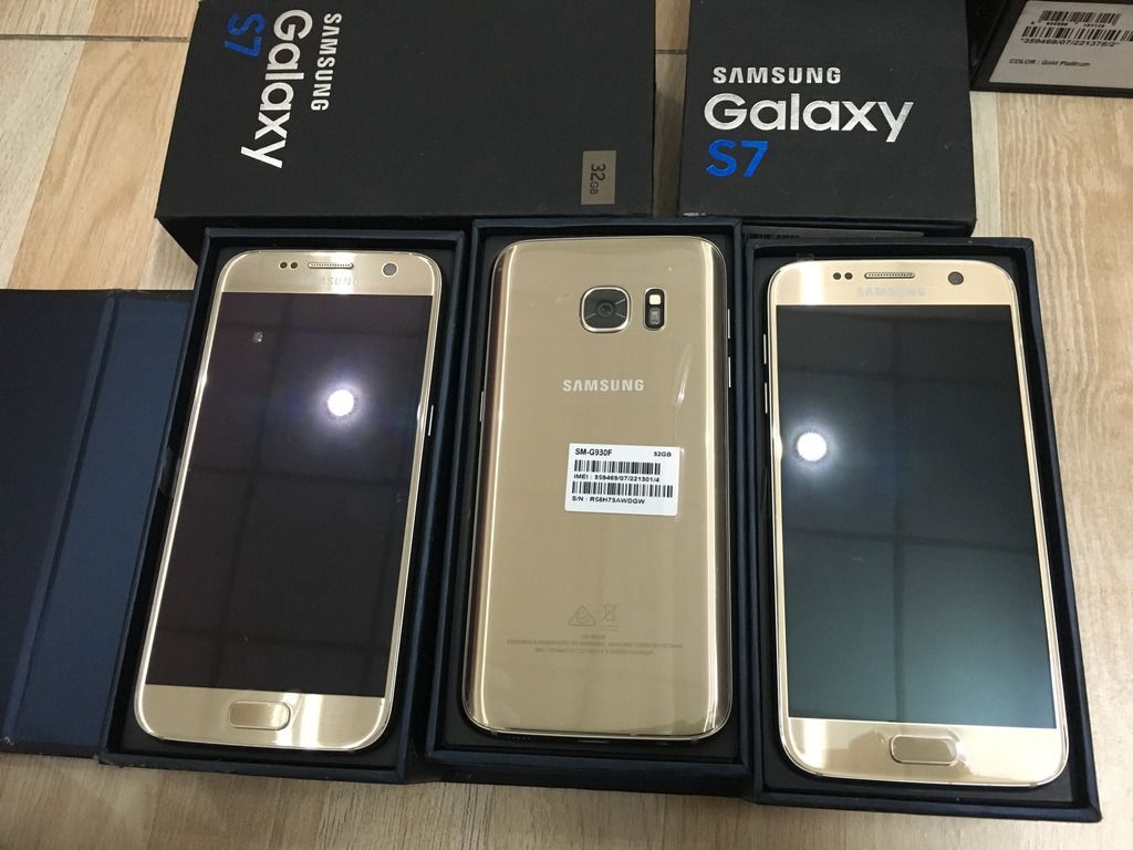 Samsung Galaxy S7 G930F GOLD Titanium new 100% giá tốt nhất - 1