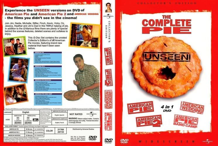 american pie 4. American Pie 1 2 3 and 4 1dvd