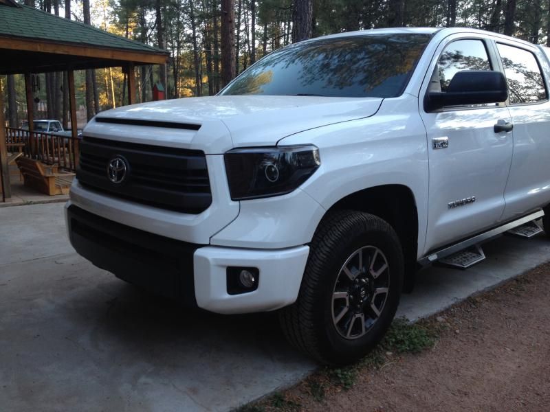 toyota tundra painted bumpers #2