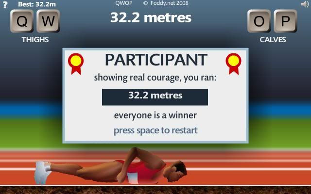 Re: QWOP How To Qwop. Re: QWOP