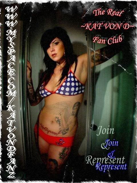 kat von d with tattoos. Also on Zimbio: