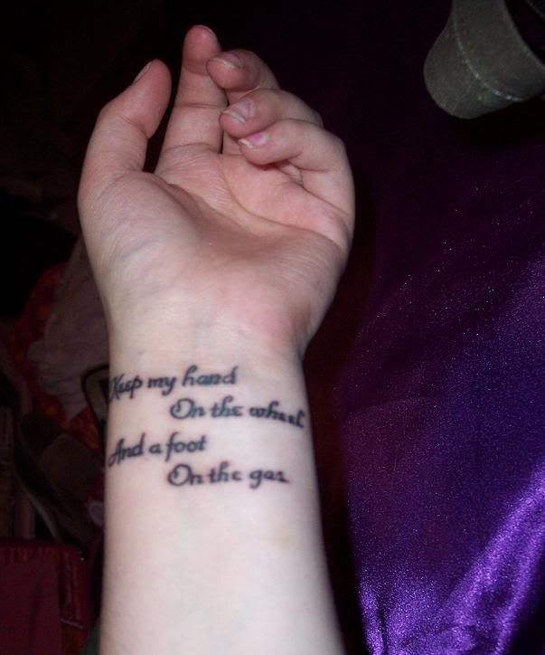 (Vine - inner wrist tattoo )