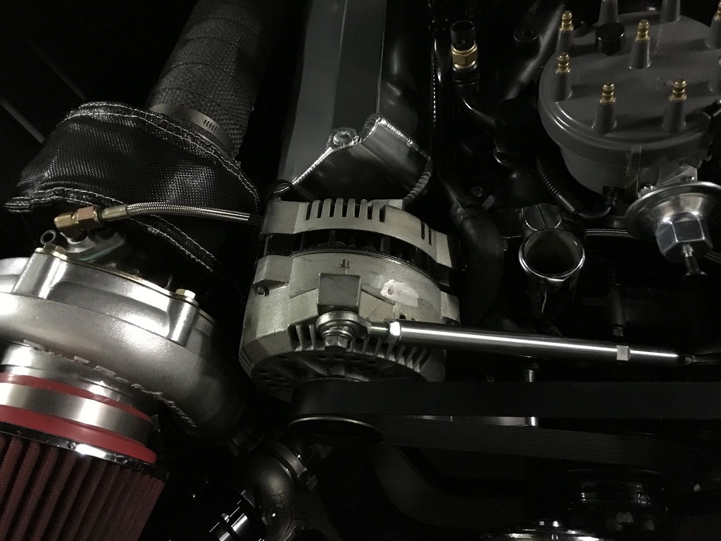 On3 foxbody kit alternator hitting Ford Mustang Forums