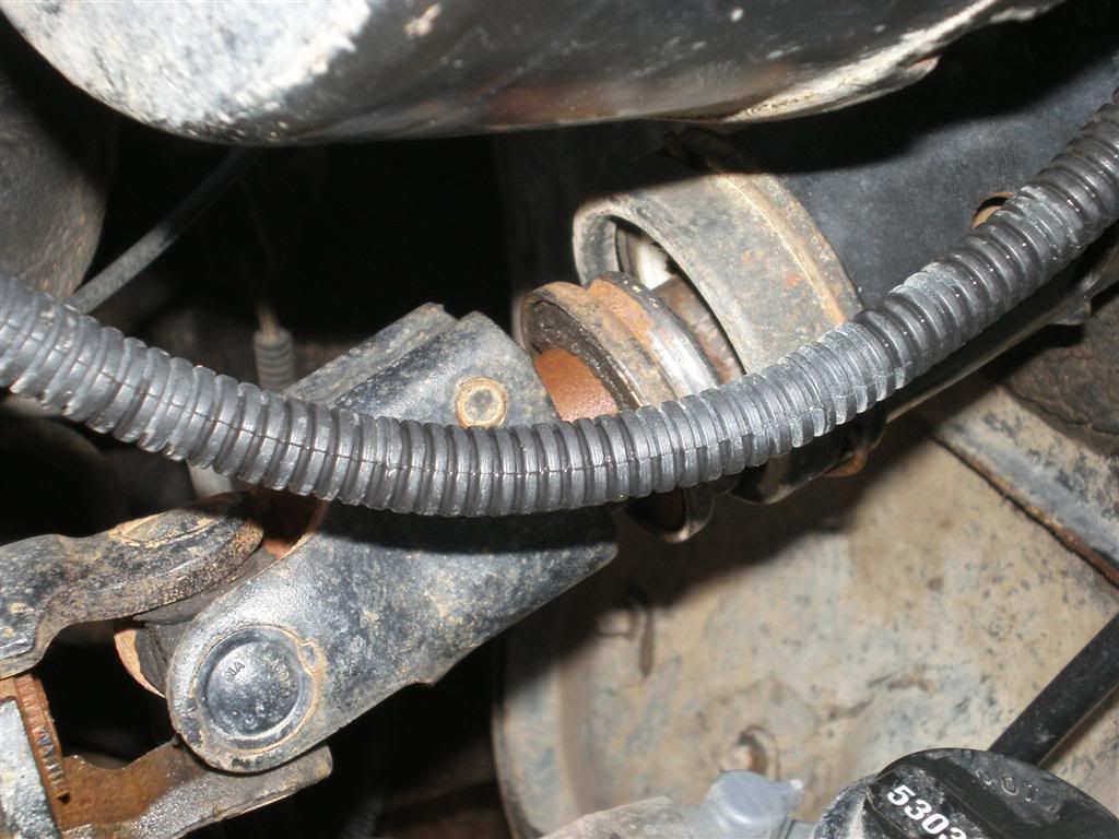 Changing the bushing in the steering shaft