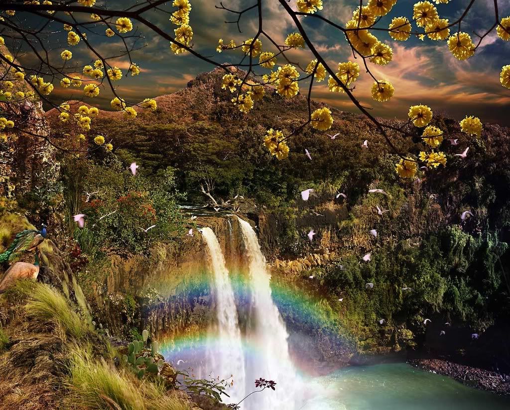 Fantasy Waterfalls Pictures, Images and Photos