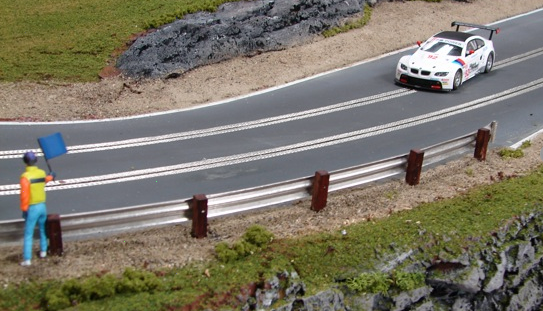 scalextric guard rail