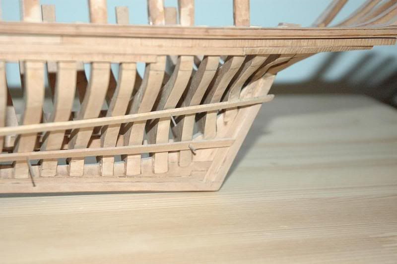 Model boat, solid pear tree, for the smaller workshop owner : Projects