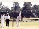 Christian Tunon bowling for Argentina