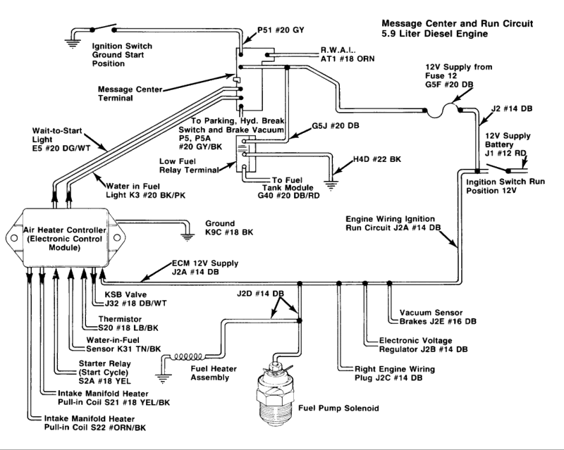 engine wiring diagram - Diesel Truck Forum - TheDieselGarage.com