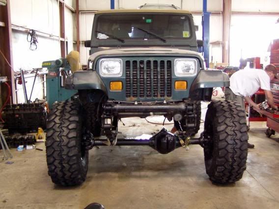 Full width axles in a jeep wrangler yj #1