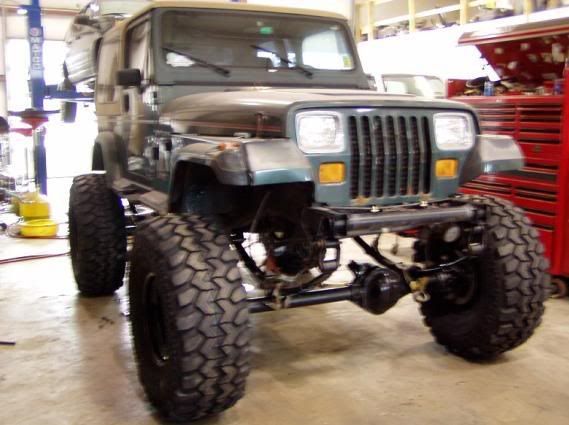Full width axles in a jeep wrangler yj #2