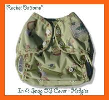 Rocket Bottoms In A Snap Tuck-It-In Os Cover - Hedgies