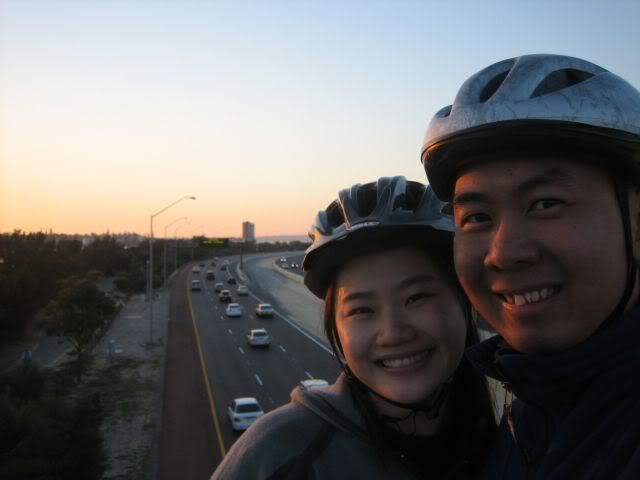 On the cross-way above Freeway