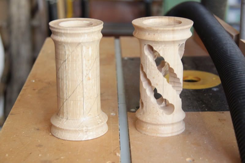 Spiral Candlesticks Wood Turning Lathes