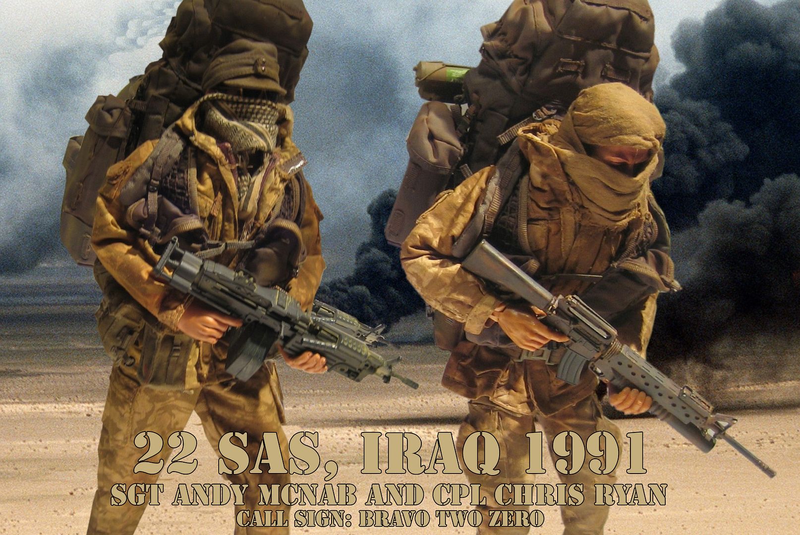 Modern War (1990s to Present) SAS Iraq 1991 Sgt McNab and Cpl Ryan