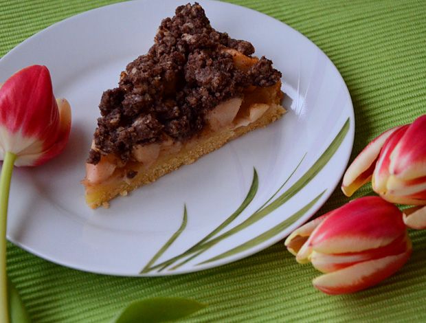 Schoko Apfel Streuselkuchen
