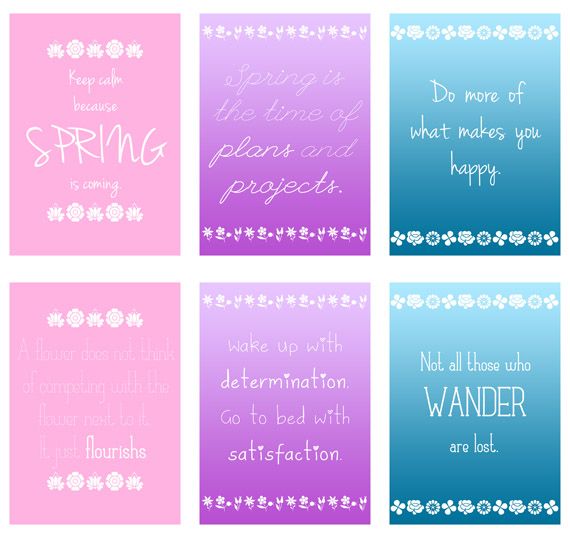 Spring Typography