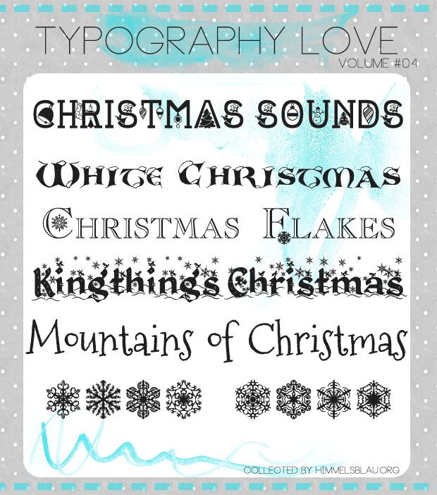 Christmas Typography