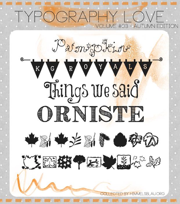 Autumn Typography