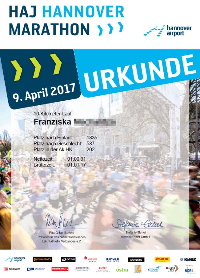 Hannover Marathon 2017