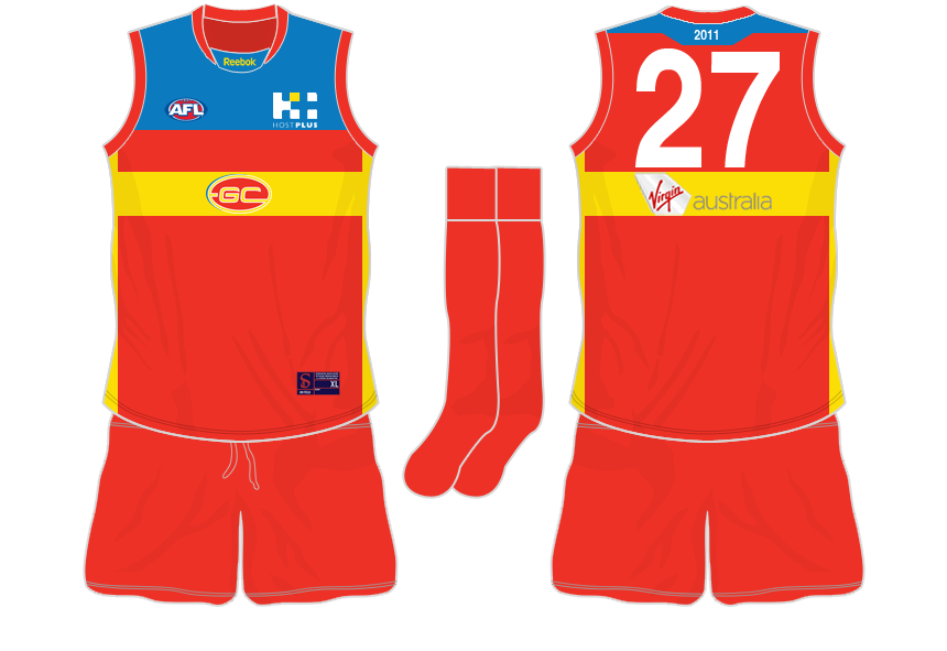 gold coast suns guernsey. designs for the Gold Coast