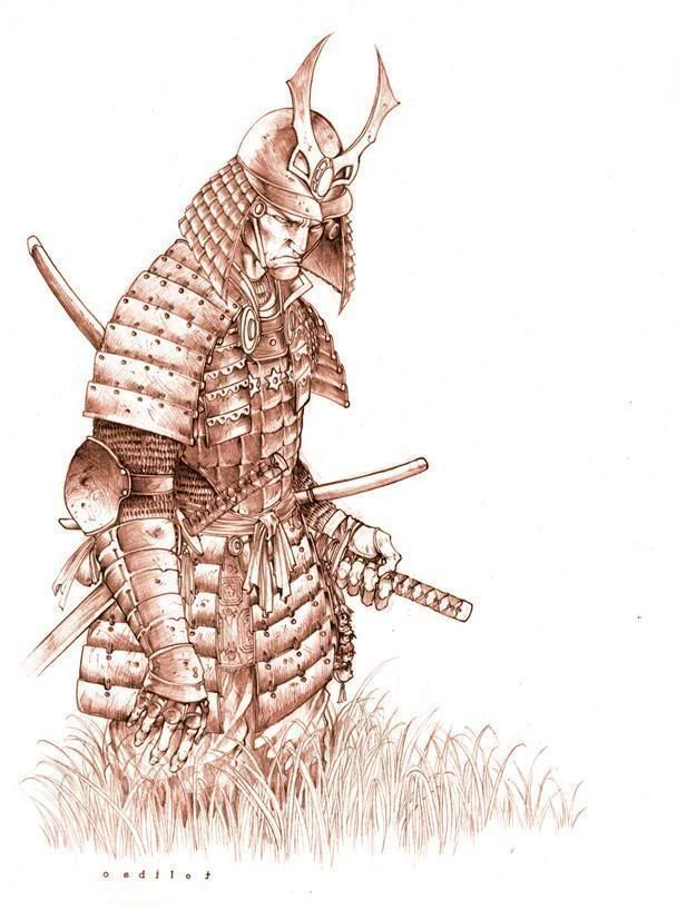 Samurai+warrior+drawings