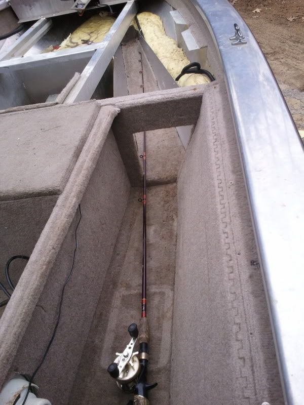 2001 Bass Tracker Pro Team 185 front deck upgrade