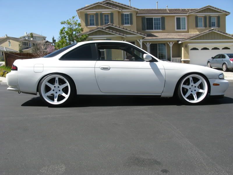 here is my s14 just got these i have always jocked the white s15 with these 