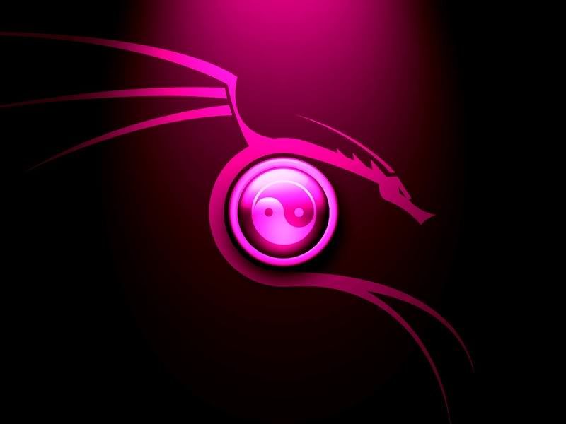 Pink Dragon YinYang Pictures, Images and Photos