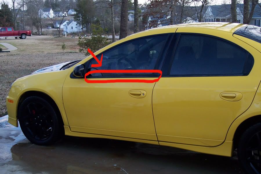 How to remove window trim stuff....???? Dodge SRT Forum