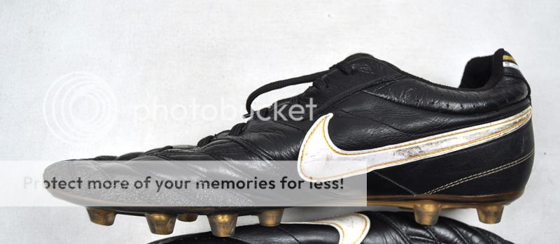 NIKE Tiempo Super Ligera Black White Soccer Cleats Shoes 11  