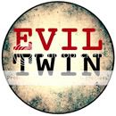 EVIL TWIN pin button badge novelty funny emo punk goth  