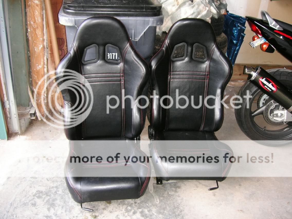 Black "racing" seats for sale HondaTech Honda Forum Discussion