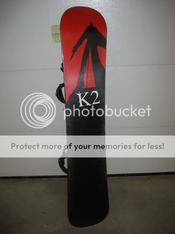 FS K2 Fuse Snowboard 162cm w/Burton Mission bindings NASIOC