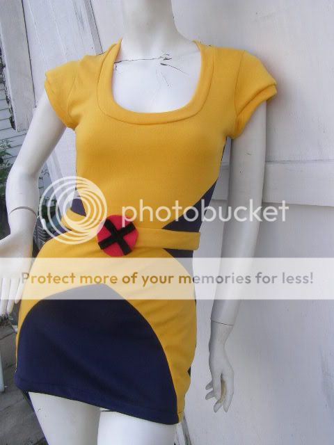 X Men Inspired Mini Dress Your Size Costume Cosplay DIY Sexy