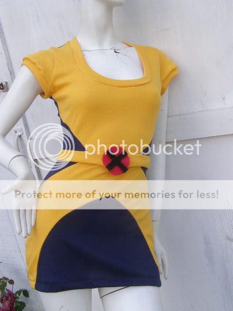 X Men Inspired Mini Dress Your Size Costume Cosplay DIY Sexy