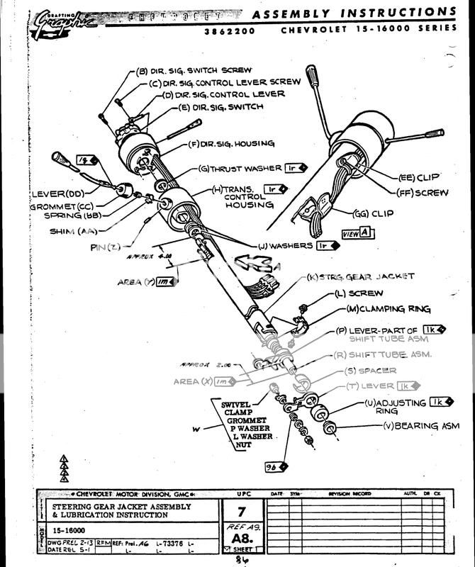 column shifter removal - Chevy Message Forum - Restoration and Repair Help