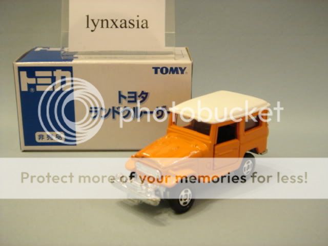 Tomica Toyota Land Cruiser Orange No Roof Lamp  