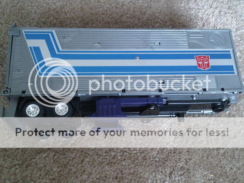 Transformers G1 OPTIMUS PRIME TRAILER METAL PLATES RARE PRE RUB 1984