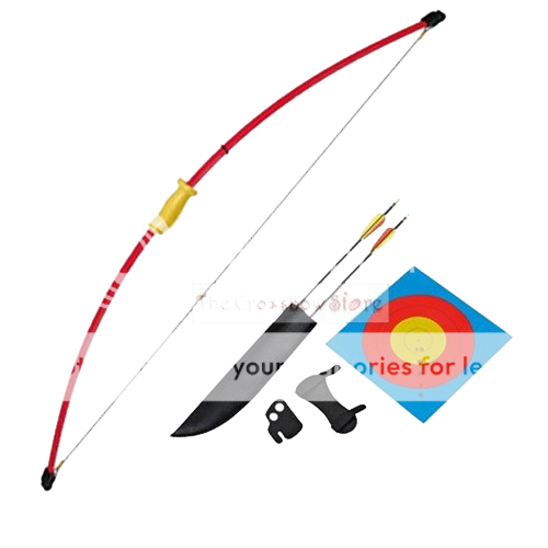   15 Lbs 44'' Youth Recurve Bow Set - Red